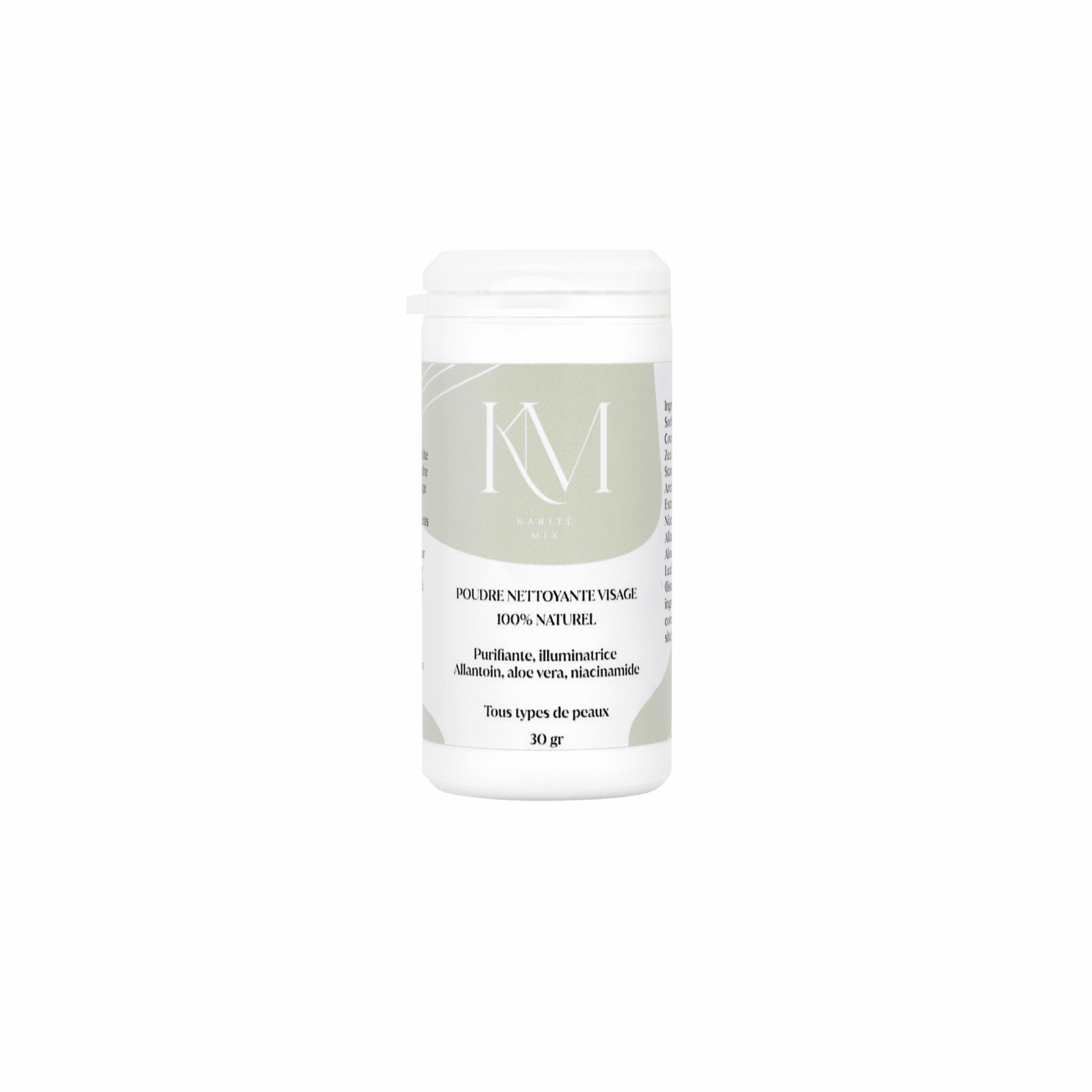 Poudre nettoyante visage – 30g - Karité Mix